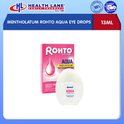 MENTHOLATUM ROHTO AQUA EYE DROPS (13ML)